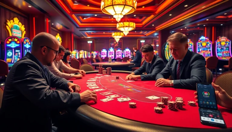 X5bet high-stakes poker game with players, poker chips, and an online interface.